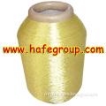 Pure Gold 600d Metallic Yarn on Polyester & Rayon & Cotton Yarn